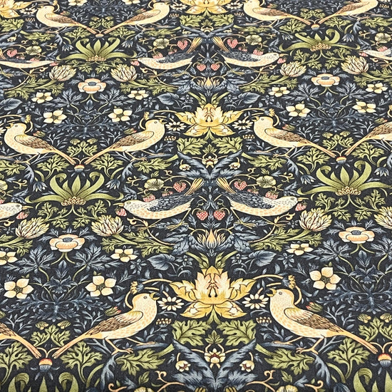 Table Runner William Morris Strawberry Thief, Double Sided Table Runner, Handmade Table Runner, Placemat - BlueCrocusTextiles