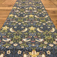 Table Runner William Morris Strawberry Thief, Double Sided Table Runner, Handmade Table Runner, Placemat - BlueCrocusTextiles