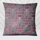 Extra Large Art Deco Cushion, Pillow Cover, Purple Cushion, Purple Cushion, Velvet Cushion, Single or Double Sided Cushion, 23 inch square - BlueCrocusTextiles