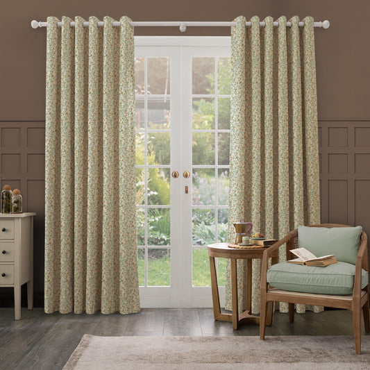 Made to Measure Curtains, Voyage Maison Aura, Thermal Curtains, Window Treatments, Pencil Pleat, Eyelet Curtains, Grommet, Interlining - BlueCrocusTextiles