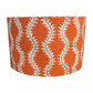 Helter Skelter Orange Handmade Lampshade, Table Lampshade, Ceiling Pendant, Country Lampshade, Handmade Lamp Shade, Orange Lampshade - BlueCrocusTextiles