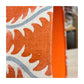 Helter Skelter Orange Handmade Lampshade, Table Lampshade, Ceiling Pendant, Country Lampshade, Handmade Lamp Shade, Orange Lampshade - BlueCrocusTextiles