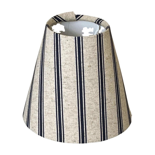 Candle Clip Lampshade, Handmade Lampshades, Chandelier Lampshades, Blue Lampshade, Wall Lampshade, Handmade Lamp Shade, Clip On Lampshade - BlueCrocusTextiles