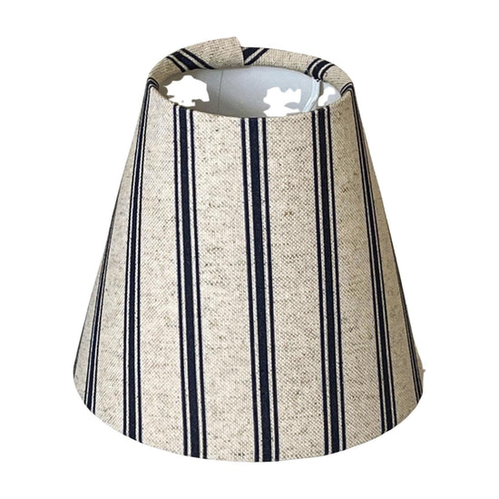 Candle Clip Lampshade, Handmade Lampshades, Chandelier Lampshades, Blue Lampshade, Wall Lampshade, Handmade Lamp Shade, Clip On Lampshade - BlueCrocusTextiles