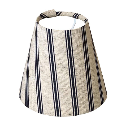 Candle Clip Lampshade, Handmade Lampshades, Chandelier Lampshades, Blue Lampshade, Wall Lampshade, Handmade Lamp Shade, Clip On Lampshade - BlueCrocusTextiles