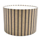 Handmade Lampshade Blue Stripe, Handmade Lampshades, Bedside Lamp, Ceiling Lamp shade, Handmade Lamp Shade, Table Lamp - BlueCrocusTextiles
