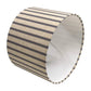 Handmade Lampshade Blue Stripe, Handmade Lampshades, Bedside Lamp, Ceiling Lamp shade, Handmade Lamp Shade, Table Lamp - BlueCrocusTextiles