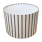 Handmade Lampshade Blue Stripe, Handmade Lampshades, Bedside Lamp, Ceiling Lamp shade, Handmade Lamp Shade, Table Lamp - BlueCrocusTextiles