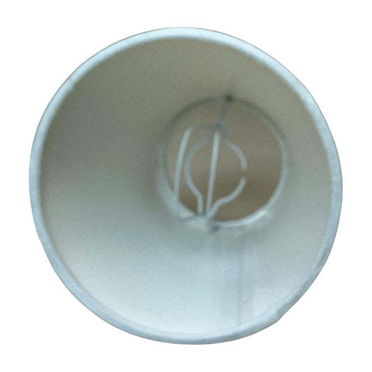 Candle Clip Lampshade, Handmade Lampshades, Chandelier Lampshades, White Lampshade, Wall Lampshade, Handmade Lamp Shade, Clip On Lampshade - BlueCrocusTextiles