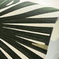 Extra Tall Conical Handmade Lampshade with a palm leaves fabric, Suitable for Table Lamp, Floor Lamp - BlueCrocusTextiles