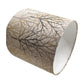 Empire Handmade Lampshade with Bolderwood Gold Fabric - BlueCrocusTextiles