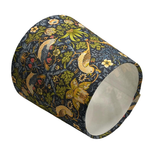 Empire Handmade Lampshade with William Morris Strawberry Thief Fabric - BlueCrocusTextiles
