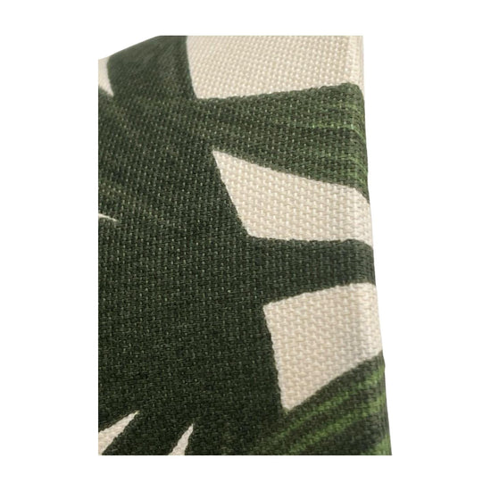 Candle Clip Lampshade with Palm Leaves Design, Handmade Lampshades, Handmade Lamp Shade, Clip On Lampshade, Leaf Lampshade - BlueCrocusTextiles