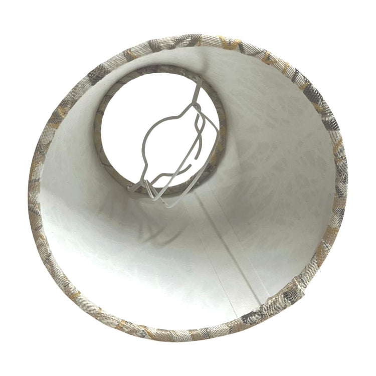 Bolderwood Gold Candle Clip Lampshade, Handmade Lampshades, Handmade Lamp Shade, Clip On Lampshade, Tree Lampshade - BlueCrocusTextiles