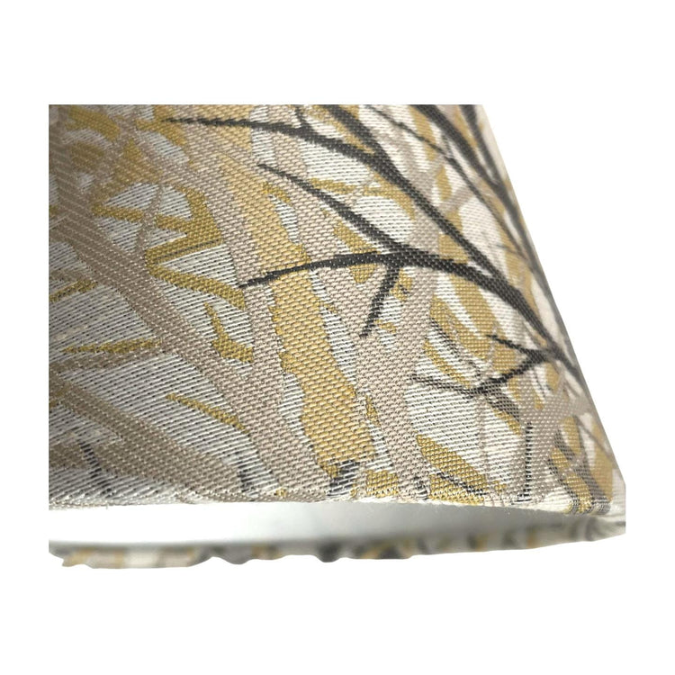 Bolderwood Gold Candle Clip Lampshade, Handmade Lampshades, Handmade Lamp Shade, Clip On Lampshade, Tree Lampshade - BlueCrocusTextiles