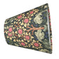 William Morris Candle Clip Lampshade with Orchid Nightshade Navy Fabric - BlueCrocusTextiles