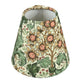 William Morris Candle Clip Lampshade with Orchid Buttercup Cream Fabric - BlueCrocusTextiles