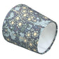 Empire Handmade Lampshade with William Morris Orchid Bluebell Fabric - BlueCrocusTextiles
