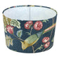 Oval Chanterelle Navy Blue Handmade Lampshade, Table Lampshades, Ceiling Lamp shades, Blue Lampshade, Handmade Lamp Shade - BlueCrocusTextiles