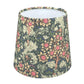 Empire Handmade Lampshade with William Morris Orchid Nightshade Navy Fabric - BlueCrocusTextiles