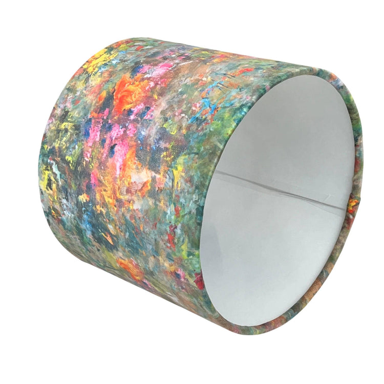 Handmade Drum Lampshade Renoir Handmade Lampshades, Bedside Lamp, Ceiling Lamp shade, Handmade Lamp Shade, Table Lamp - BlueCrocusTextiles