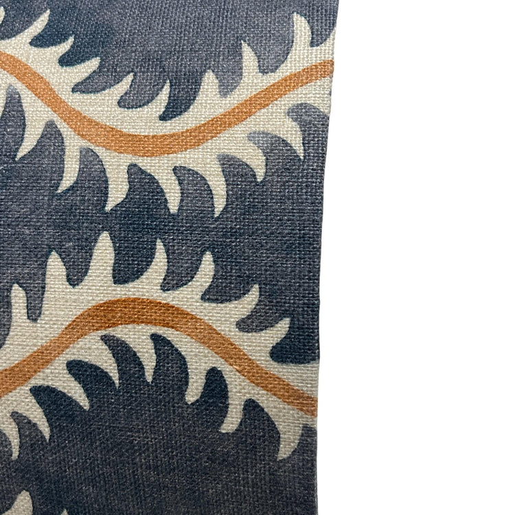 Helter Skelter Slate Handmade Lampshade, Table Lampshade, Ceiling Pendant, Country Lampshade, Handmade Lamp Shade, Blue Lampshade - BlueCrocusTextiles