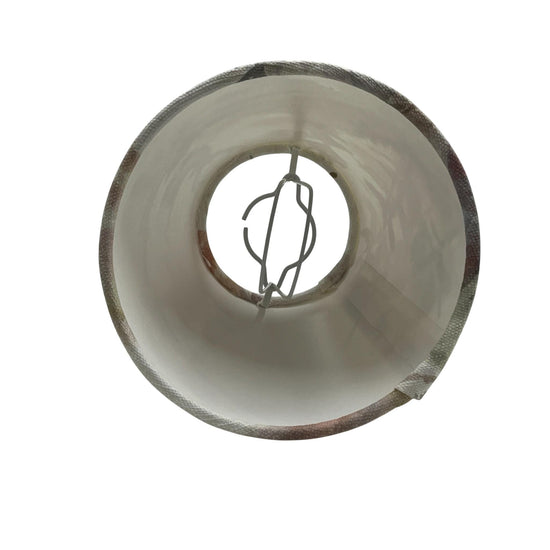 Wilderness Plum Candle Clip Lampshade, Handmade Lampshades, Handmade Lamp Shade, Clip On Lampshade - BlueCrocusTextiles