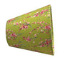 Green Floral Fabric Candle Clip Lampshade, Handmade Chandelier Shade - BlueCrocusTextiles
