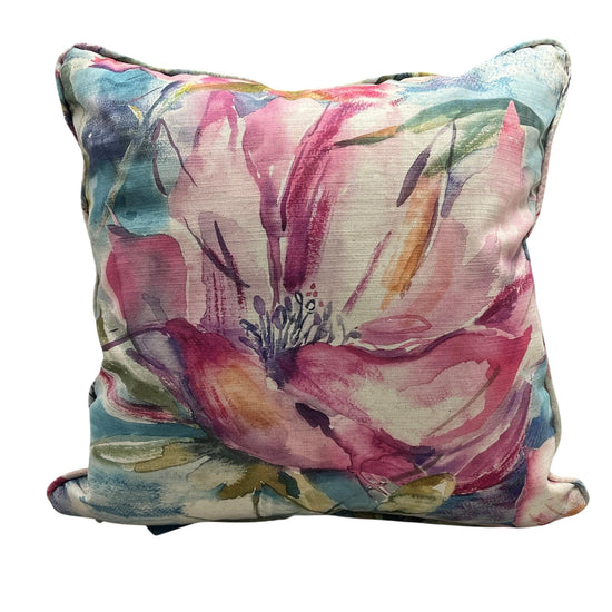 Beautiful handcrafted voyage maison cushion or cushion cover in a watercolour print - BlueCrocusTextiles