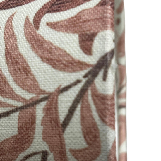 William Morris Candle Clip Lampshade with Willow Bough Rust, Handmade Lampshade, Clip On Lampshade, Leaf Lampshade - BlueCrocusTextiles