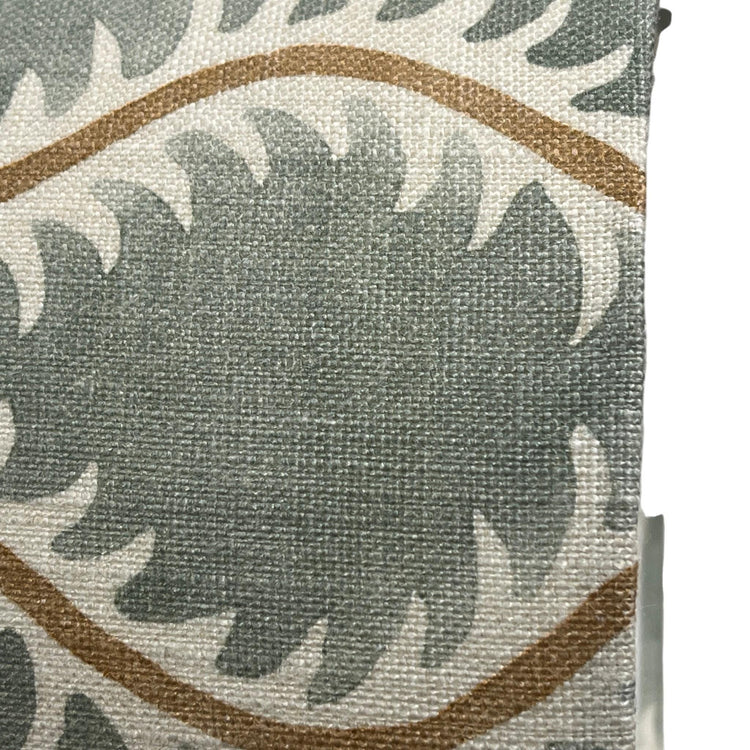 Helter Skelter Sprig Handmade Lampshade, Table Lampshade, Ceiling Pendant, Country Lampshade, Handmade Lamp Shade, Green Lampshade - BlueCrocusTextiles