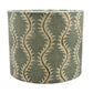 Helter Skelter Sprig Handmade Lampshade, Table Lampshade, Ceiling Pendant, Country Lampshade, Handmade Lamp Shade, Green Lampshade - BlueCrocusTextiles