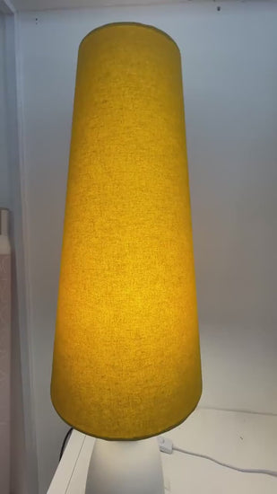 50cm Extra Tall Conical Handmade Lampshade | Handmade Fabric Floor Lamp Shade | Made in Britain