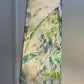 Extra Tall Conical Handmade Handmade Lampshade with Peacock fabric