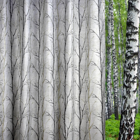 Beautiful burley woodland themed curtains - Blue Crocus Textiles