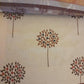 Beautiful hand made roman blind windows treatment with embroidered trees 4 colour ways to choose from - Blue Crocus Textiles