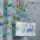 Beautiful handcrafted children curtains - Blue Crocus Textiles