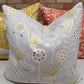 Beautiful handmade handcrafted cushion cover scatter cushion decorative cushion in a grey bergen - Blue Crocus Textiles