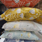 Beautiful handmade handcrafted cushion cover scatter cushion decorative cushion in a grey bergen - Blue Crocus Textiles