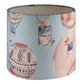 Beautiful unicorn dance fabric covered drum lampshade - Blue Crocus Textiles