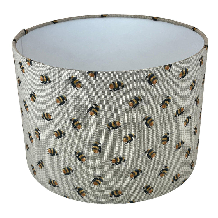 Bumble Bee Lampshade - Blue Crocus Textiles