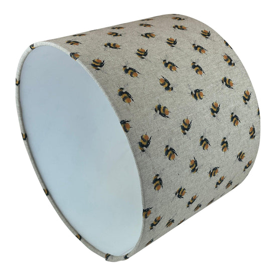 Bumble Bee Lampshade - Blue Crocus Textiles