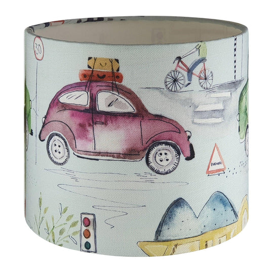 children's drum lampshade - Blue Crocus Textiles