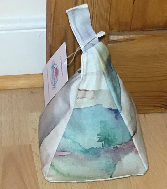 Handmade Pyramid Doorstop - Blue Crocus Textiles