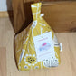 Handmade self filling Pyramid Doorstop - Blue Crocus Textiles