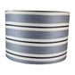Handmade striped fabric design lamp drum lamp fabric lampshade - Blue Crocus Textiles