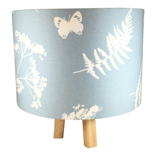 Handmade Drum Lampshade - Blue Crocus Textiles