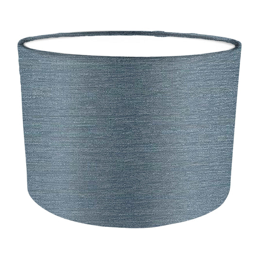 Aqua Fabric Lampshade - Blue Crocus Textiles