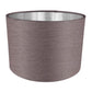 Aubergine Fabric Lampshade - Blue Crocus Textiles