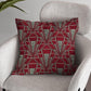 Extra Large Art Deco Cushion - Blue Crocus Textiles